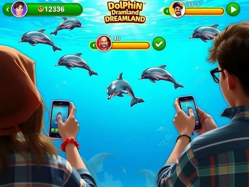 Indian players enjoying Dolphin Dreamland on mobile devices